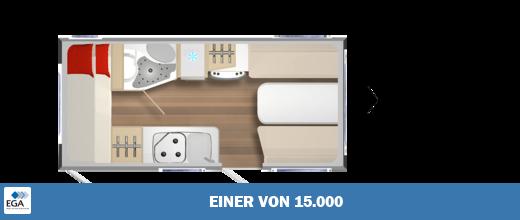 Bürstner Premio Life 415TK MJ: 23 Kinderbett, 3 Pakete, Aufl.:1360KG 