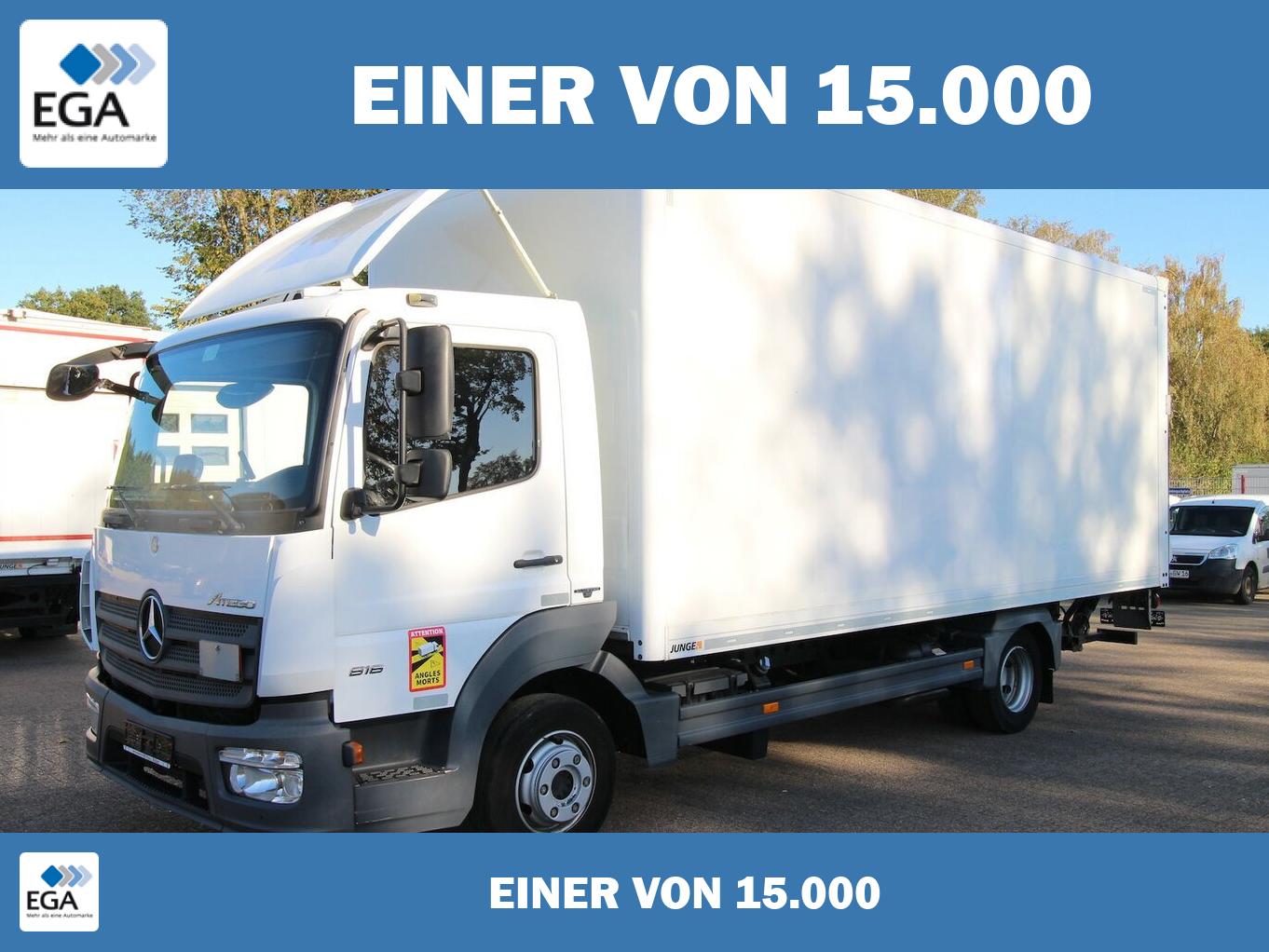 MERCEDES-BENZ Atego 816 Koffer mit LBW+KLIMA+TEMPOMAT+KAMERA